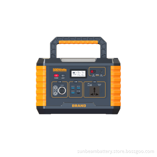 500w portable power station supply